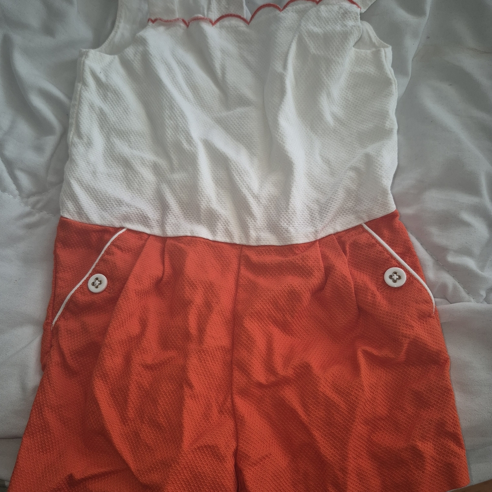 Kids Red and White One Piece